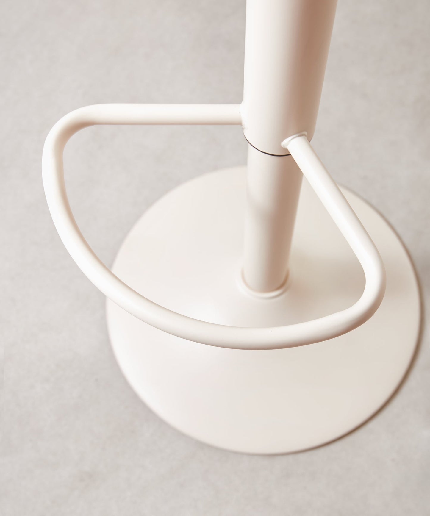 55531166040450 Taburete Alto Regulable en Acero Beige y Madera Nora Taburetes Northdeco