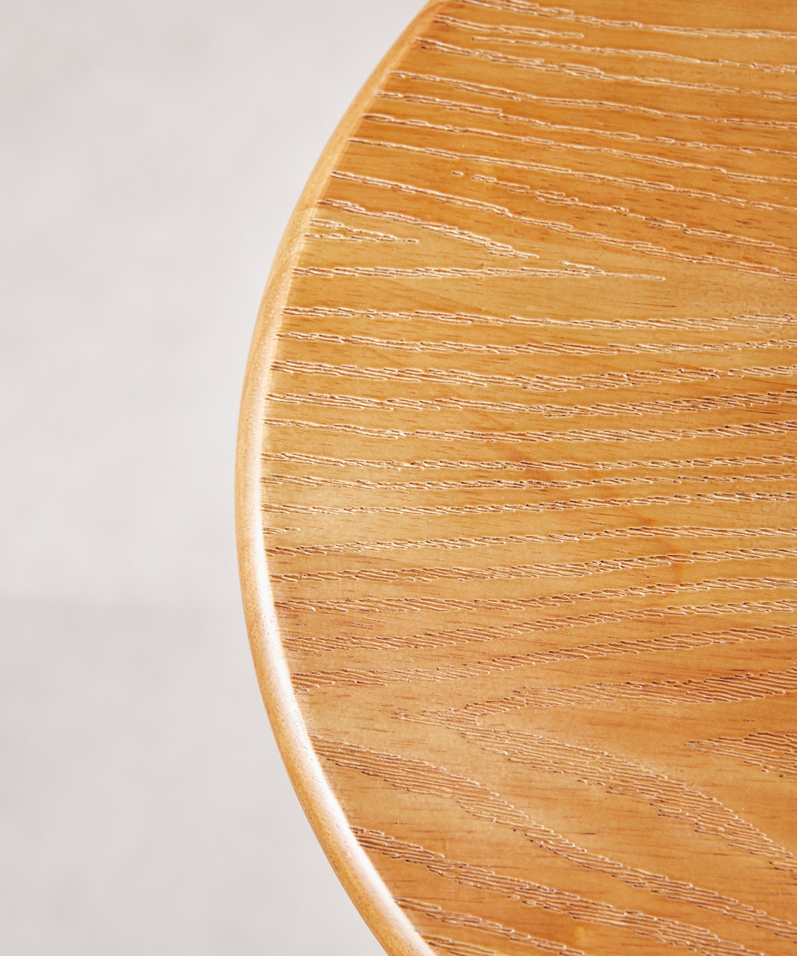 55531152310658 Taburete Alto Regulable en Acero Beige y Madera Nora Taburetes Northdeco