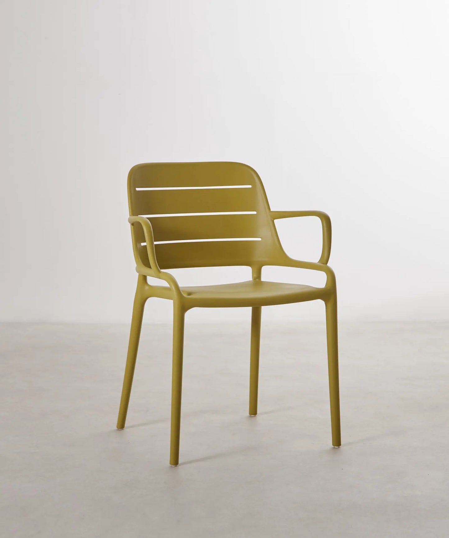 55066312671618 Silla de Polipropileno con Reposabrazos Mila Sillas de Plástico Northdeco