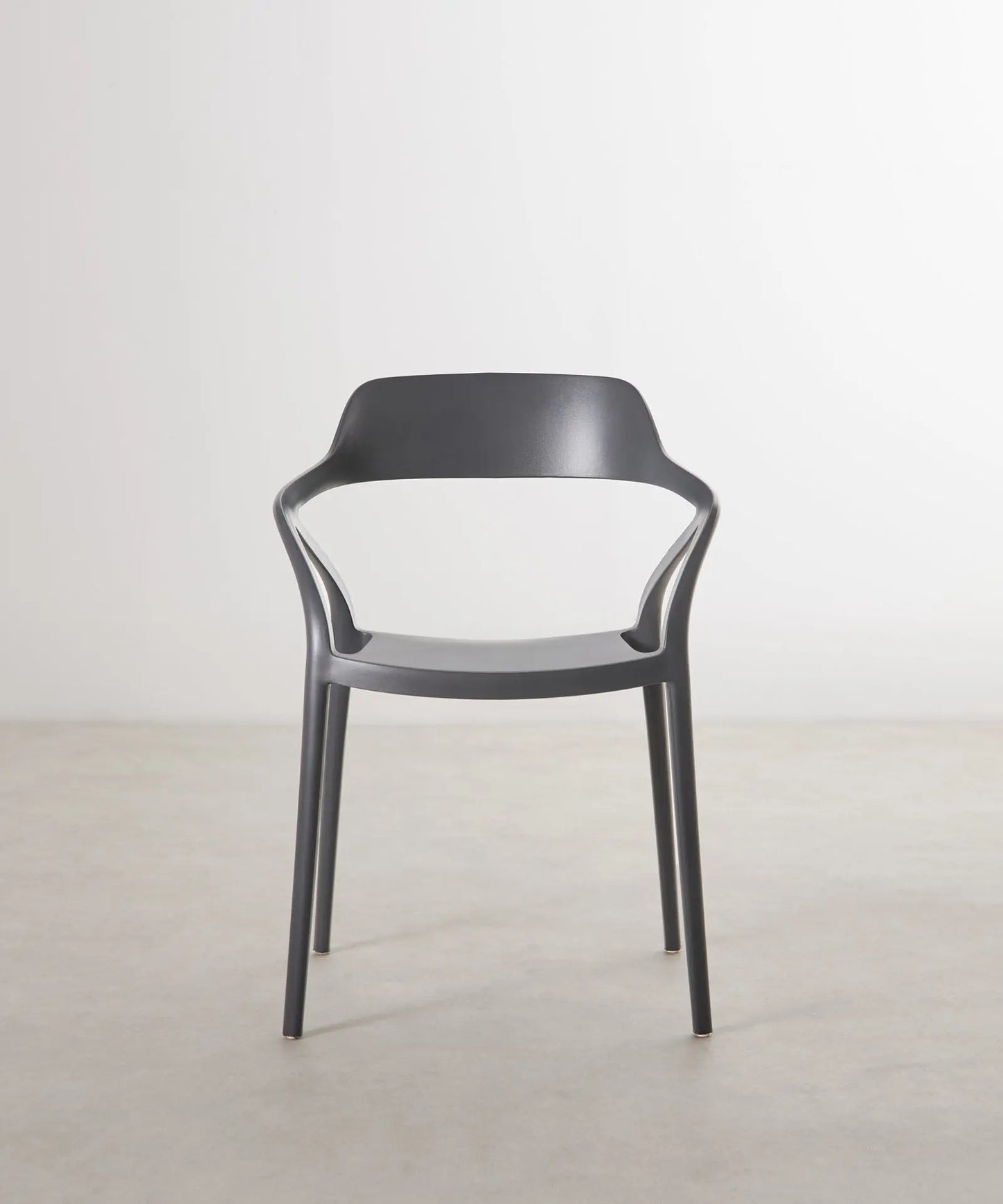 48433243193681 Silla de Polipropileno con Reposabrazos Grace Sillas de Plástico Northdeco