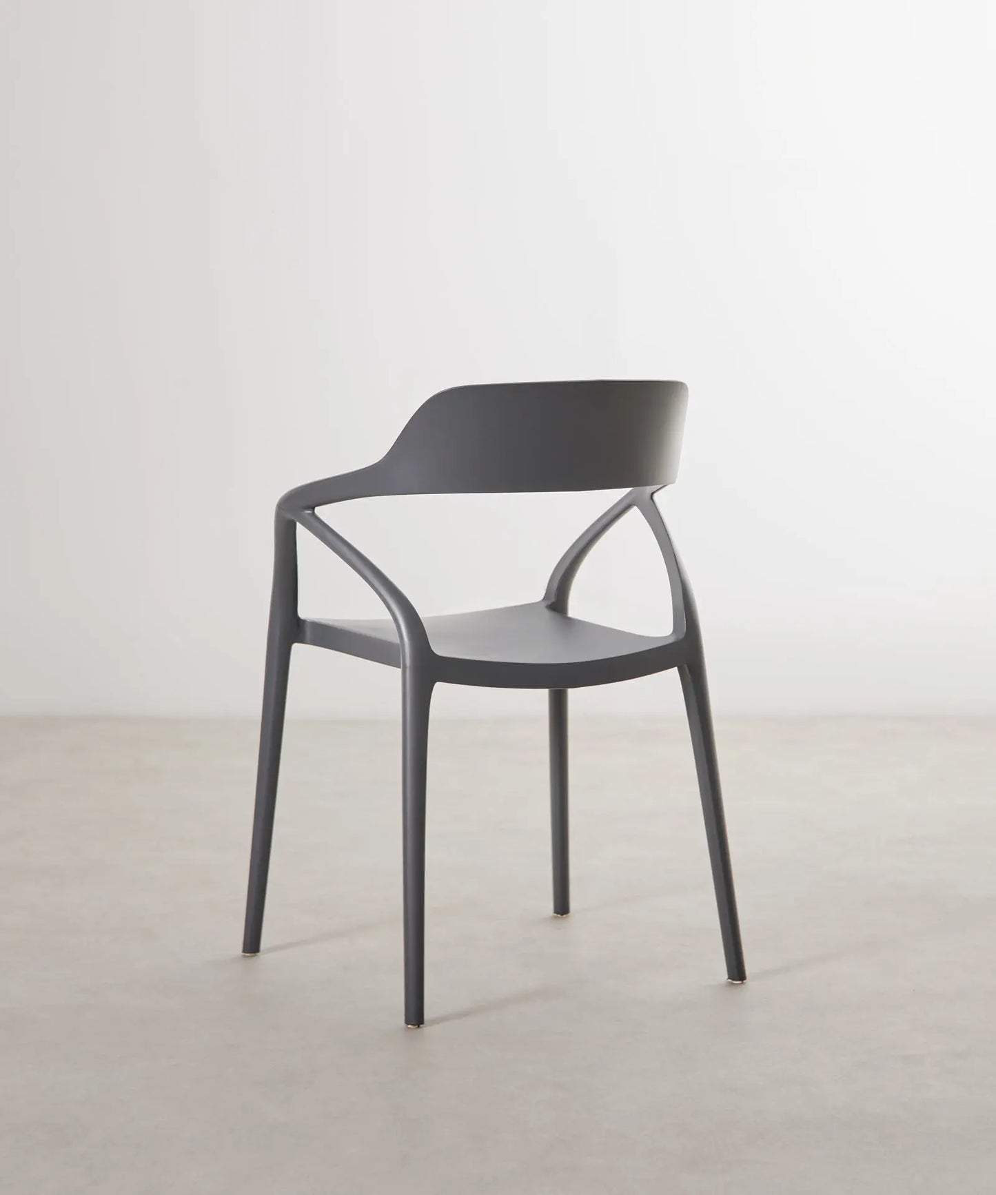 48433243193681 Silla de Polipropileno con Reposabrazos Grace Sillas de Plástico Northdeco