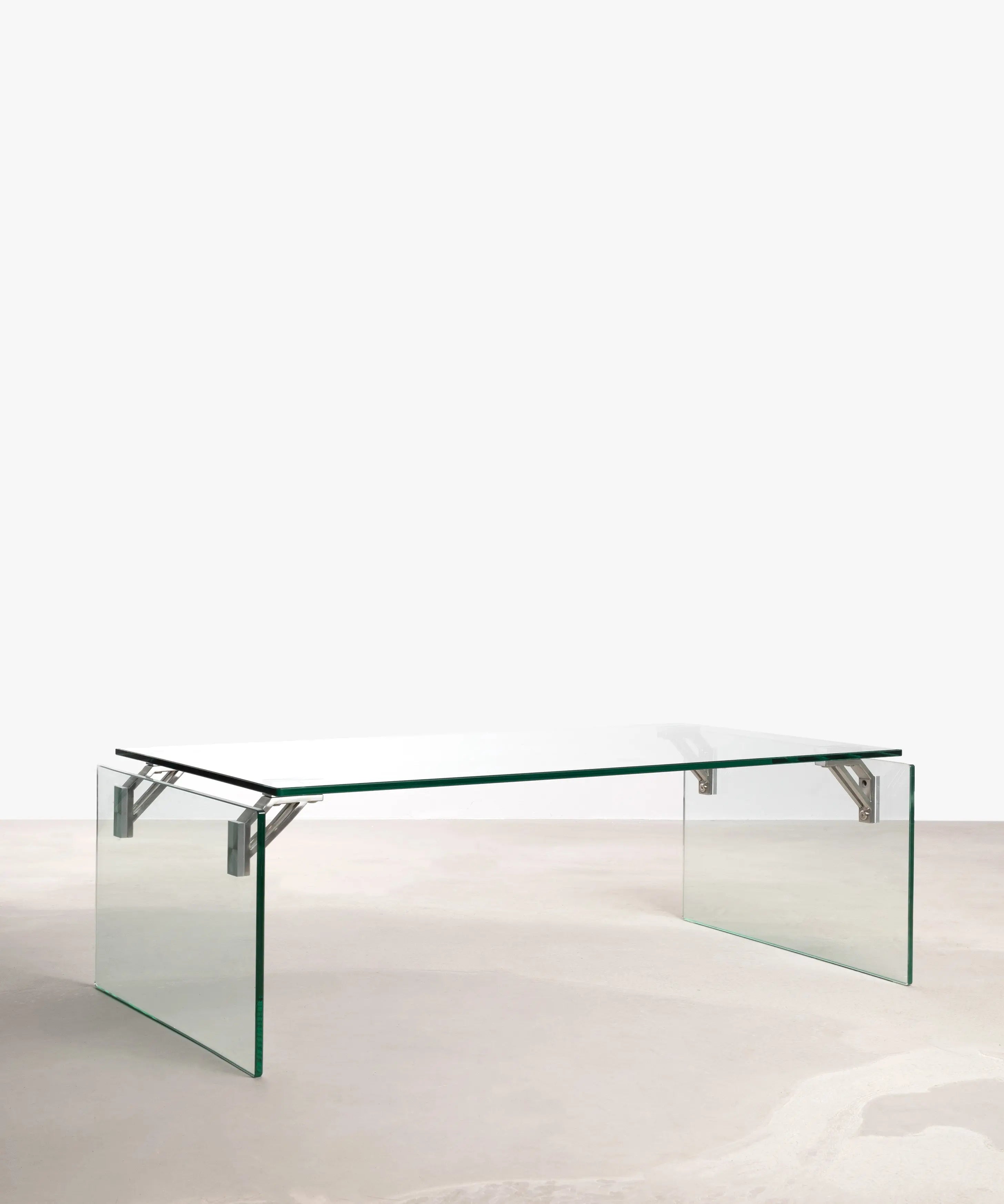 Mesa de Centro de Cristal Rectangular Suri 120 cm x 60 cm Mesas de Cristal Northdeco Transparente