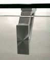 Mesa de Centro de Cristal Rectangular Suri 120 cm x 60 cm Mesas de Cristal Northdeco