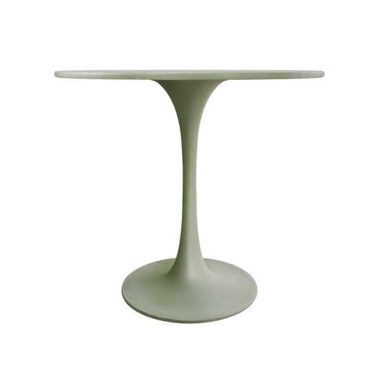 55274345791874 Mesa redonda de madera y fibra de vidrio Tulia (100 cm) Mesas Northdeco