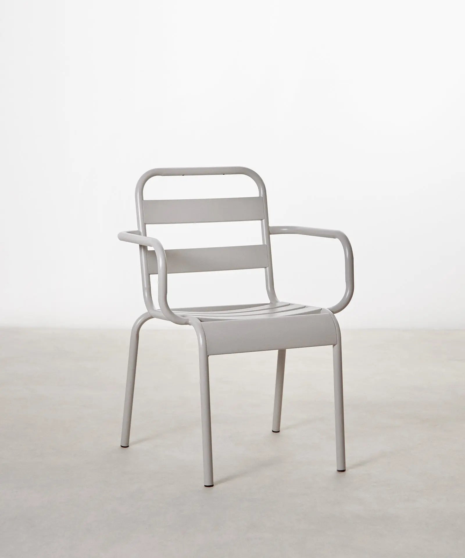 55101221175682 Silla de Metal Bora Arms Sillas Metálicas Northdeco Gris-Claro