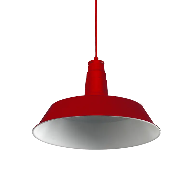 Lámpara de Techo Sixties Lámpara de Techo Northdeco Rojo