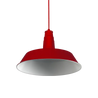 Lámpara de Techo Sixties Lámpara de Techo Northdeco Rojo