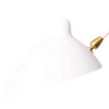 Lámpara de Pared Mille - 2 Brazos Rectos Lámparas de Pared Northdeco Blanco