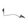Lámpara de Pared Mille - 1 Brazo Lámparas de Pared Northdeco Negro