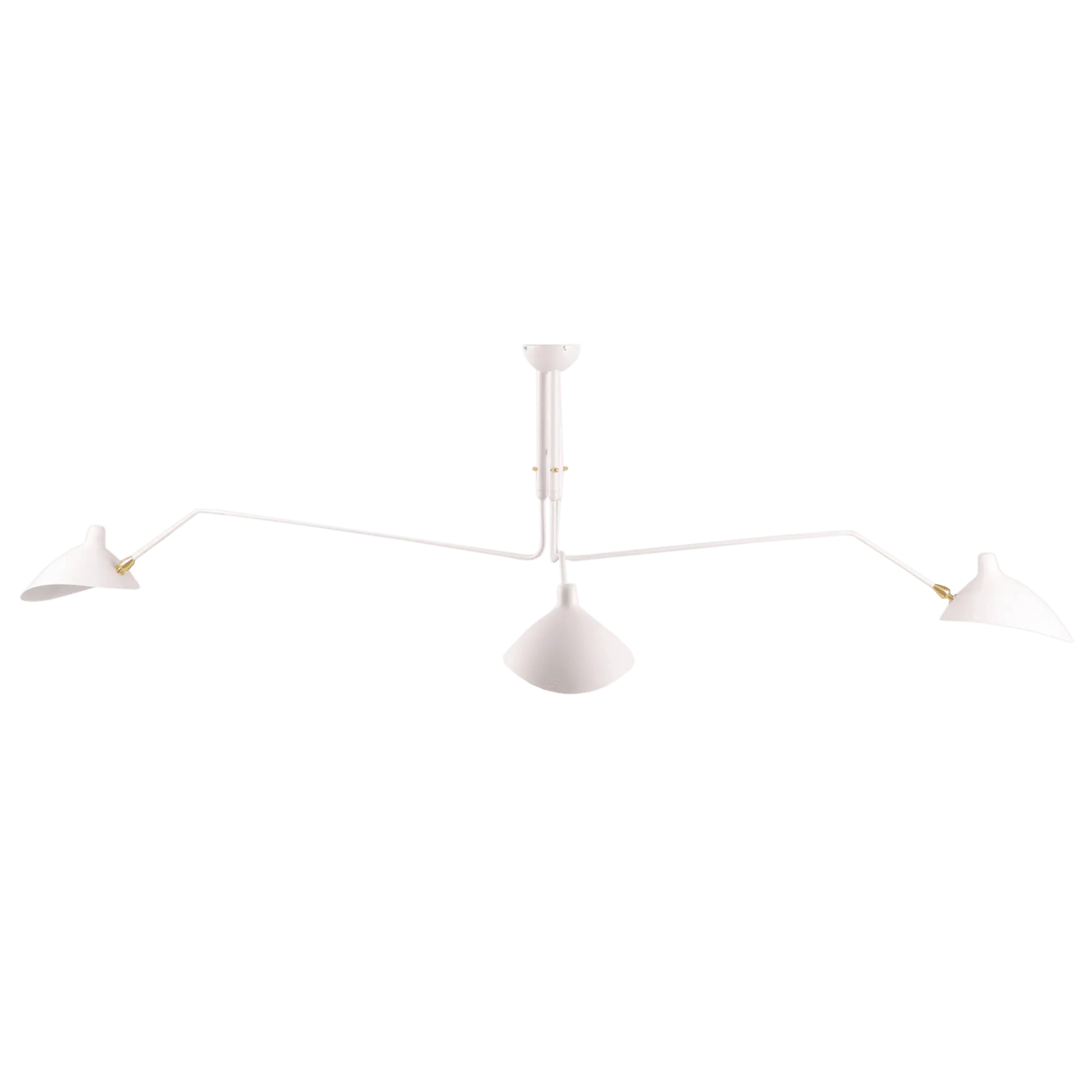 Lámpara de Techo Mille - 3 Brazos Lámpara de Techo Northdeco Blanco